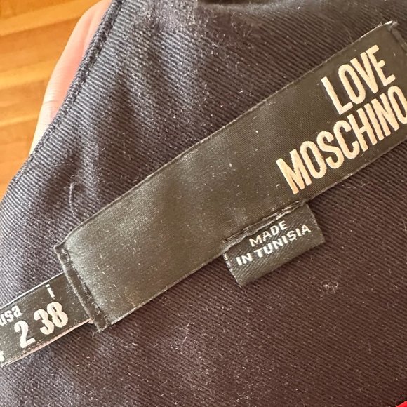 SOLD Love Moschino buckle print dress size 2 XS - Picture 5 of 6
